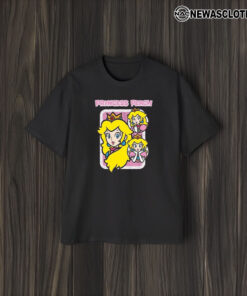 Super Mario Princess Peach Glitter Tee1