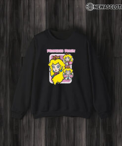 Super Mario Princess Peach Glitter Tee3