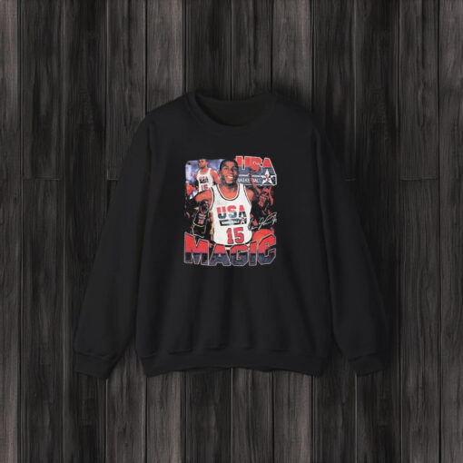 Team USA Legend Team USA Magic Johnson T-Shirt3