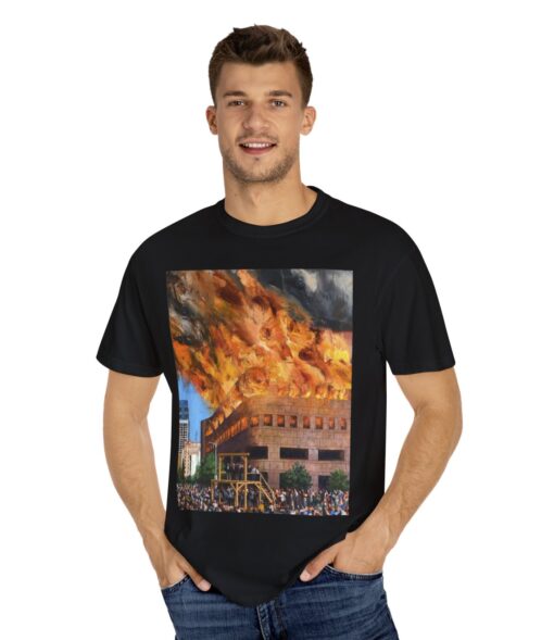 The Federal Reserve Bank in Flames Los Angeles Branch shirts