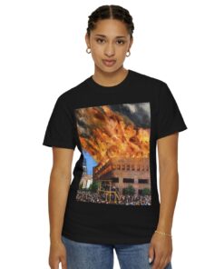 The Federal Reserve Bank in Flames Los Angeles Branch t-shirt