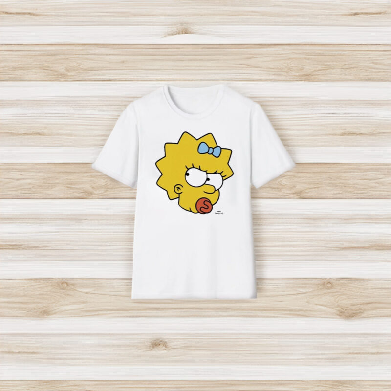 The Simpsons Maggie Angry Big Face T-Shirt