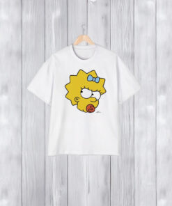 The Simpsons Maggie Angry Big Face T-Shirt1