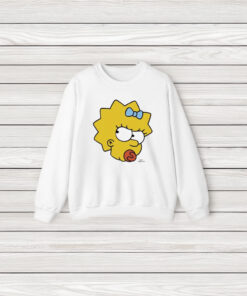 The Simpsons Maggie Angry Big Face T-Shirt3