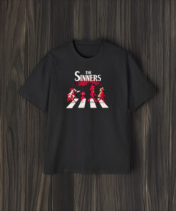 The Sinners Walking Abbey Road T-Shirt1