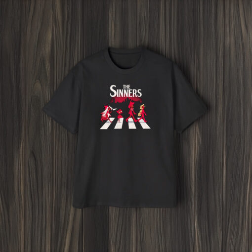 The Sinners Walking Abbey Road T-Shirt1