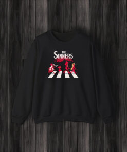 The Sinners Walking Abbey Road T-Shirt3