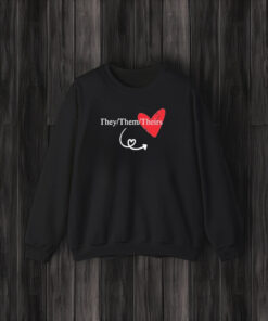 They Them Theirs Couples T-Shirt