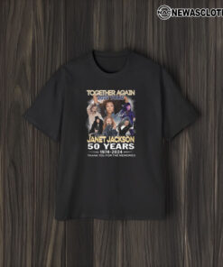 Together Again 2024 Tour Janet Jackson 50 Years 1974-2024 Thank You For The Memories Tee1