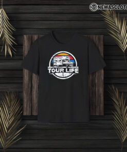 Tour Life Ice Cream Van Vintage T-Shirt