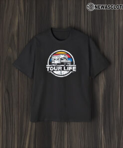 Tour Life Ice Cream Van Vintage T-Shirt1