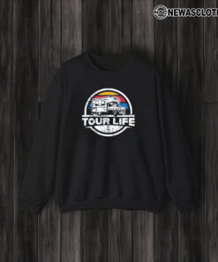 Tour Life Ice Cream Van Vintage T-Shirt3