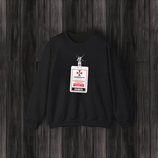 Umbrella Id Card Bioweapons Division T-Shirt