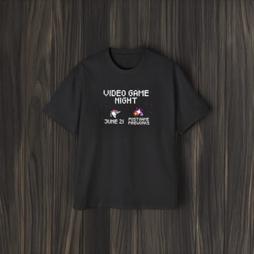 Video Game Hight June 2i Postgame Fireworks T-Shirt2