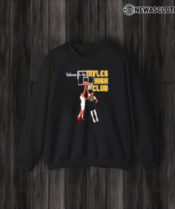 Welcome To Myles High Club Basketball T-Shirt