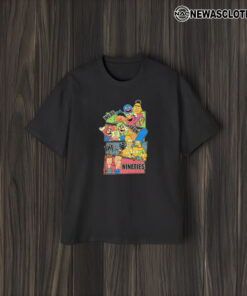 We’re From The Nineties Muppet Mario The Simpsons And Beavis And Butthead T-Shirt1