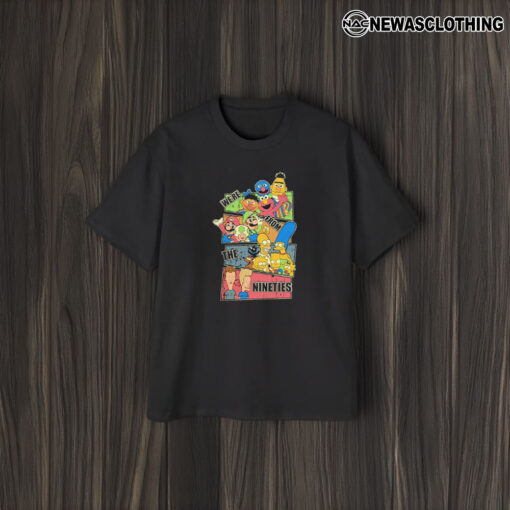 We’re From The Nineties Muppet Mario The Simpsons And Beavis And Butthead T-Shirt1