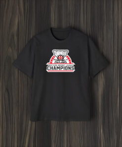 Western Hockey League Champions 2024 Trophy Logo T-Shirt1