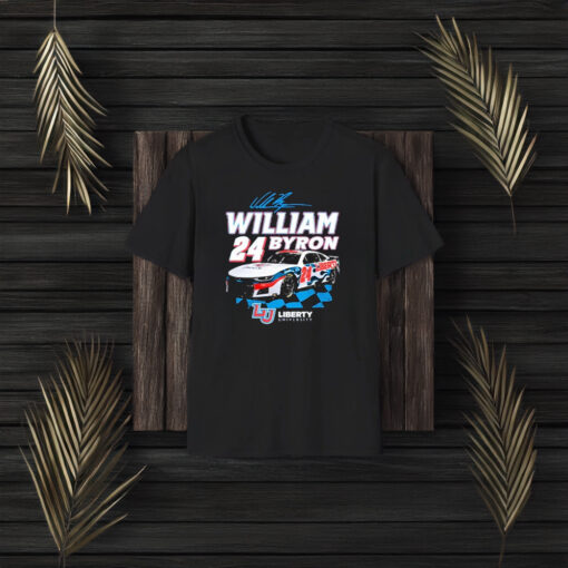 William Byron 24 Liberty University T-Shirt