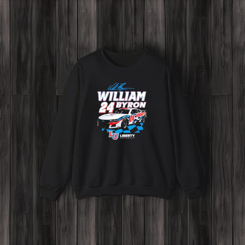 William Byron 24 Liberty University T-Shirt3