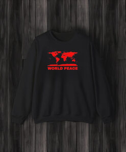 World Peace Map Elon Musk T-Shirt