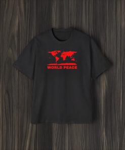 World Peace Map Elon Musk T-Shirt2