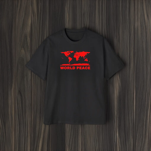 World Peace Map Elon Musk T-Shirt2