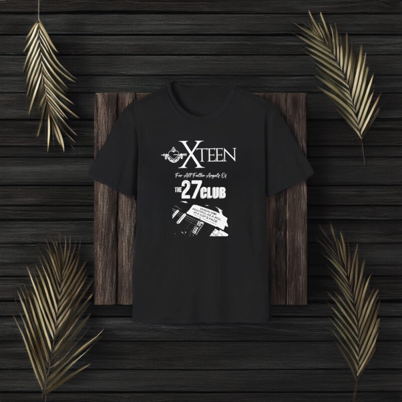 X Teen For All Fallen Angels Of The 27 Club Vandalism Beautiful As A Roc In A Cop’s Face T-Shirt3