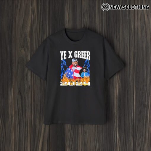 Ye X Greer 2024 US Fire And Thunder T-Shirt1