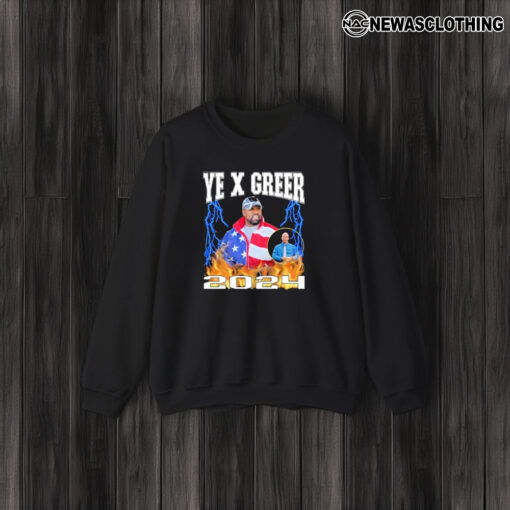 Ye X Greer 2024 US Fire And Thunder T-Shirt3