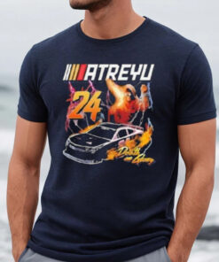 Atreyu Death Or Glory 24 Nascar Racing T-Shirt2