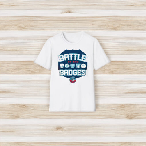 Battle Of The Badgers We Are Blood Logos T-Shirt