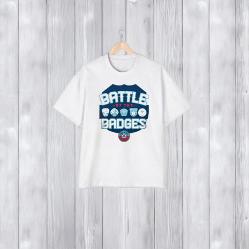 Battle Of The Badgers We Are Blood Logos T-Shirt1