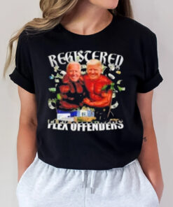 Biden Vs Trump Registered Flex Offenders T-Shirt3