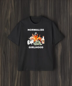 Cat Normalize Girlhood T-Shirt1