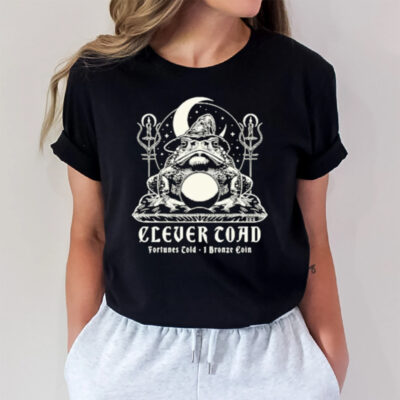 Clever Coad Fortunes Cold 1 Bronze Coin Frog Witch T-Shirt3