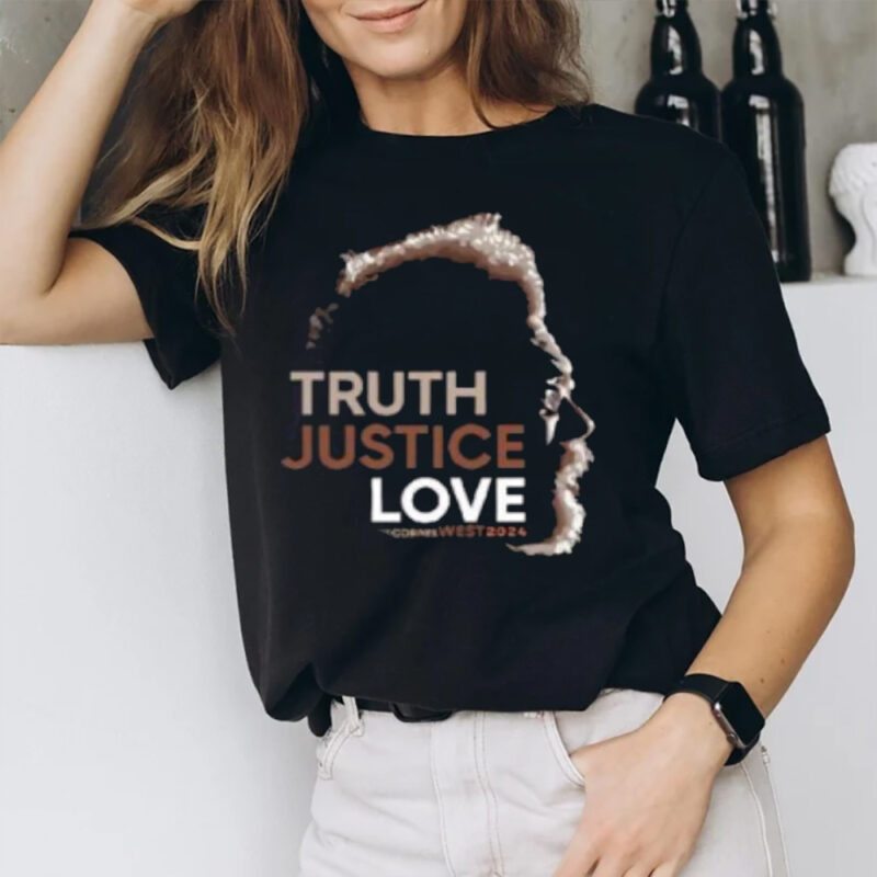 Cornel West 2024 Truth Justice Love Tee1