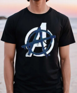 Deadpool Anarchy Avengers Logo T-Shirt2