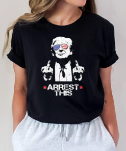 Donald Trump Arrest Funny Elections 2024 T-Shirt3