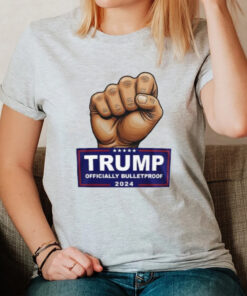 Donald Trump Assassination 2024 Maga Bulletproof Trump Fight Hand Make America Great Again T-Shirt2