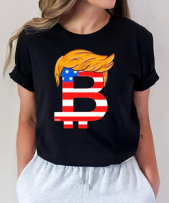 Donald Trump Orange American Man Bitcoin T-Shirt3