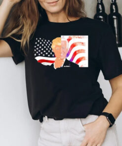 Donald Trump Usa Vs. Joe Biden Usa Half Portrait T-Shirt2