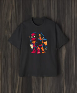 Double Healing Factor Chibi Deadpool & Wolverine T-Shirt1