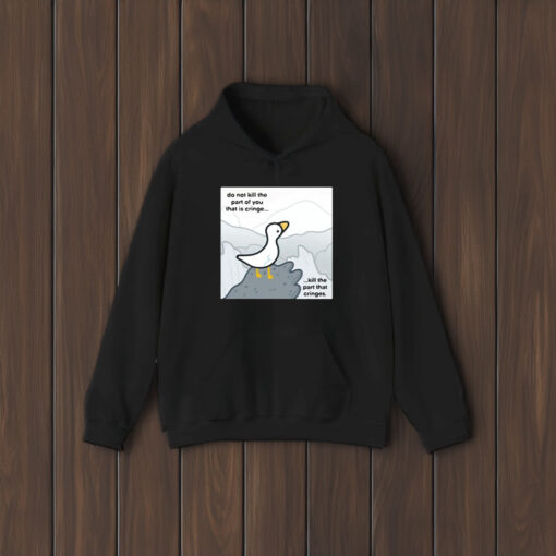 Eveoart Cringe Goose Graphic T-Shirt1