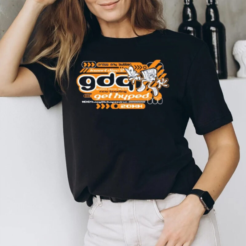 Gdq 20xx Cart-kun Games Done Quick Now Loading Get Hyped T-Shirt2