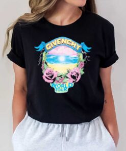 Givenchy World Tour Logo Rose 2024 Tee2