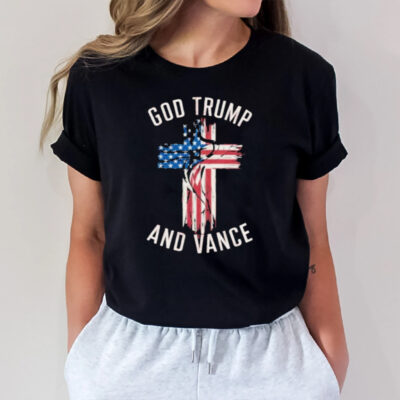 God Trump Shot And Vance T-Shirt3