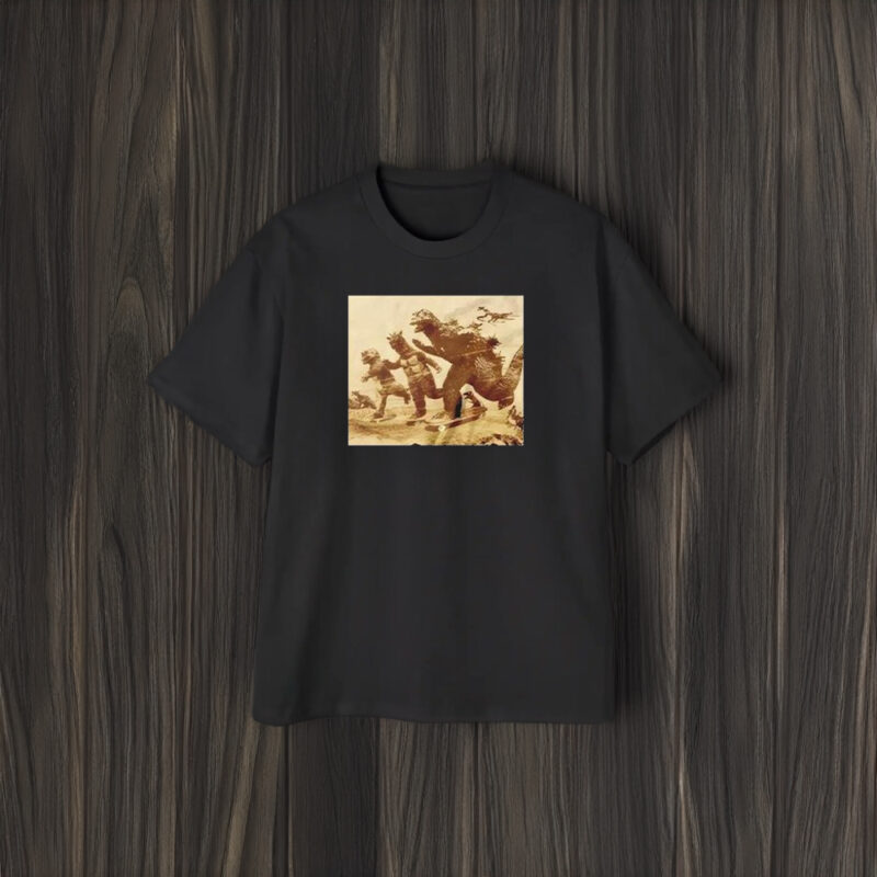 Godzilla Skateboard T-Shirt2