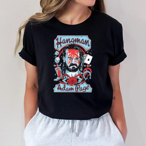 Hangman Adam Page Alee Hugill Wrestling Blood T-Shirt2