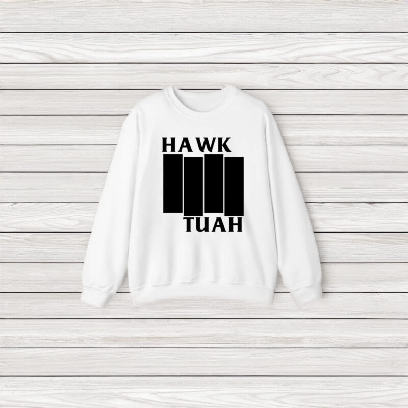 Hawk Tuah Black Flag T-Shirt